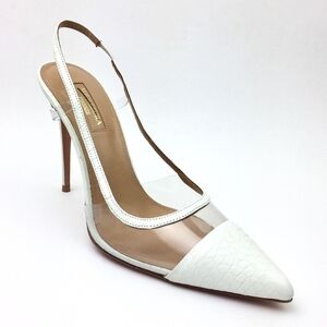 AQUAZZURA Temptation Slingback Pump sz 8